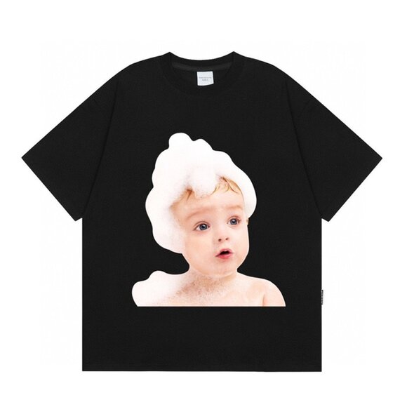Acme De La Vie Bathing Kids Black Short-Sleeved T-Shirt - Picture 1 of 6